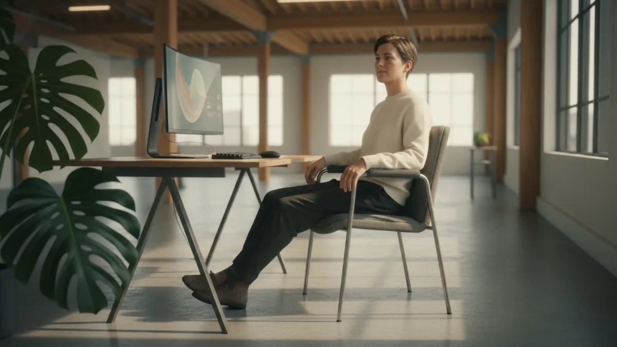 Exercice sur chaise pour ventre plat : tonifiez vos abdos au bureau